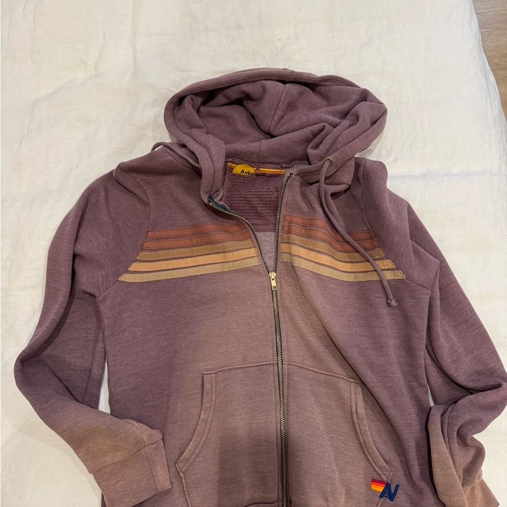 Aviator Nation Purple Hoodie